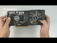 PCWINMAX RTXの卓上のためのグラフィックス・カードRTX 3060ti 8GB二重ファン12Pin 220W HDM1/DP