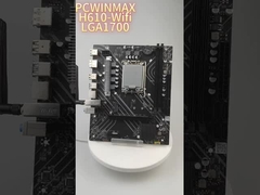 PCWINMAX H610 LGA1700 DDR4 WiFi マザーボード - インテル12代目のCPUのための信頼性の高いパフォーマンス