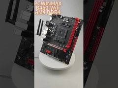 PCWINMAX B450 AM4 DDR4 WiFi マザーボード - 高性能で信頼性の高いPC接続