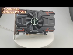 Radeon RX 560 4GB 128-bit シングルファングラフィックカード ゲーミング&マルチメディアのスムーズなパフォーマンス