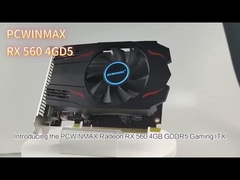 PCWINMAX Radeon RX 560 4GB DDR5 グラフィックカード 信頼性の高い1080pゲームとマルチメディアソリューション