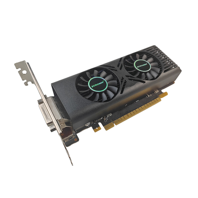 PCWINMAX Low Profile GTX1050 4GB DDR5 128BIT Dual Fans 640SP PCI Express 3.0 X16 Graphics Card for Small Cases