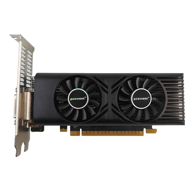 PCWINMAX Low Profile GTX1050 4GB DDR5 128BIT Dual Fans 640SP PCI Express 3.0 X16 Graphics Card for Small Cases