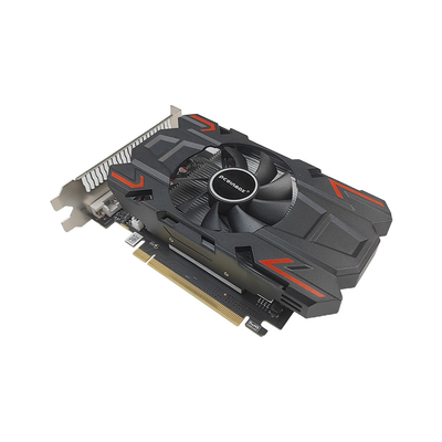 PCWINMAX Radeon RX 560 Single Fan 4GB GDDR5 128Bit Graphics Card with DP HD DVI Ports GPU Support OEM