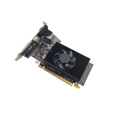 PCWINMAX New GT 210 1GB 64bit GDDR3 Low Profile Single Fan HD VGA DVI Ports Desktop Graphics Card Original PCI Express 2.0x16 GPU