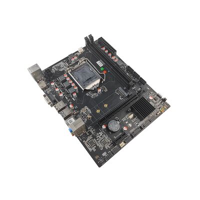 PCWINMAX B75 Motherboard LGA1155 DDR3 Dual Channel up to 16GB M.2 SATA 3.0 USB 3.0 HD VGA Ports Micro ATX Board for Desktop Office PC