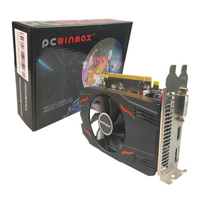 PCWINMAX Radeon RX 560 4GB GDDR5 GPU 128-Bit 7.0Gbps Single Fan DP HD DVI Output Graphics Card