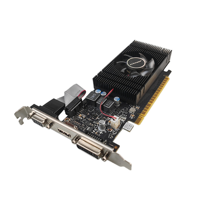 PCWINMAX ゲーフォース GTX 750Ti 4GB GDDR5 VGA DVI HD アウトプット シングルファン 低プロフィール ゲーム デスクトップ グラフィックカード