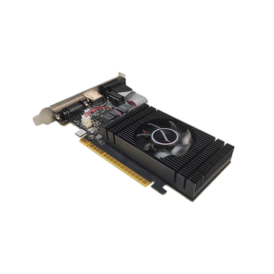 PCWINMAX 新型ゲーフォース GTX 750Ti 4GB GDDR5 低プロフィールシングルファンデスクトップグラフィックカード VGA DVI HD出力