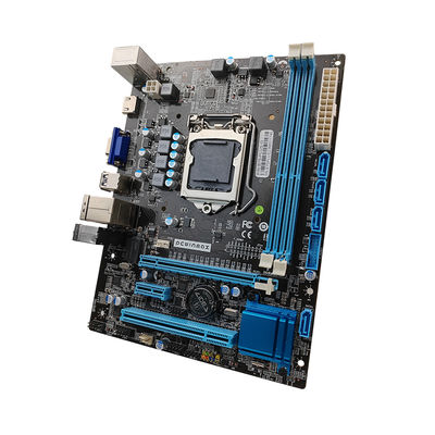 PCWINMAX B75 LGA1155 Micro ATX マザーボード 第3/2世代 Core i3/i5/i7 CPU DDR3 デュアルチャネル SATA 3.0 USB 3.0 対応 安定した OEM マザーボード ビジネス/オフィス PC向け
