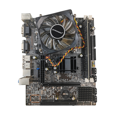 PCWINMAX オリジナル G41 LGA775 マザーボード + 4GB DDR3 RAM + E5 CPU + ファンメインボードコンボ