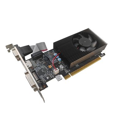 PCWINMAX GeForce GT 610 1GB GDDR3 64ビット ロープロファイル グラフィックスカード、シングルファン PCIe GPU デスクトップPC & マルチディスプレイ用、OEM ODM 卸売