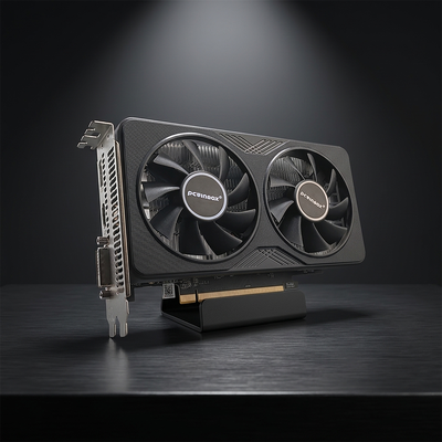 PCWINMAX RX 590 2048SP 8GB GDDR5 256Bit 高性能ゲームグラフィックカード,DP/HD/DVI出力 6Pin パワー